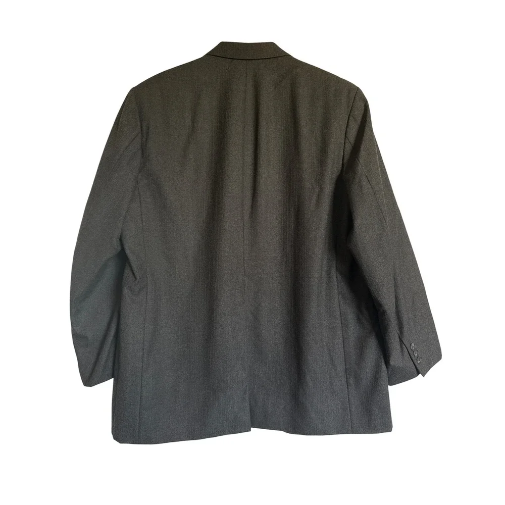 Custom Tailored Wong's Hong‎ Kong Gray Mink Cashmere Sport Coat Classic Business
